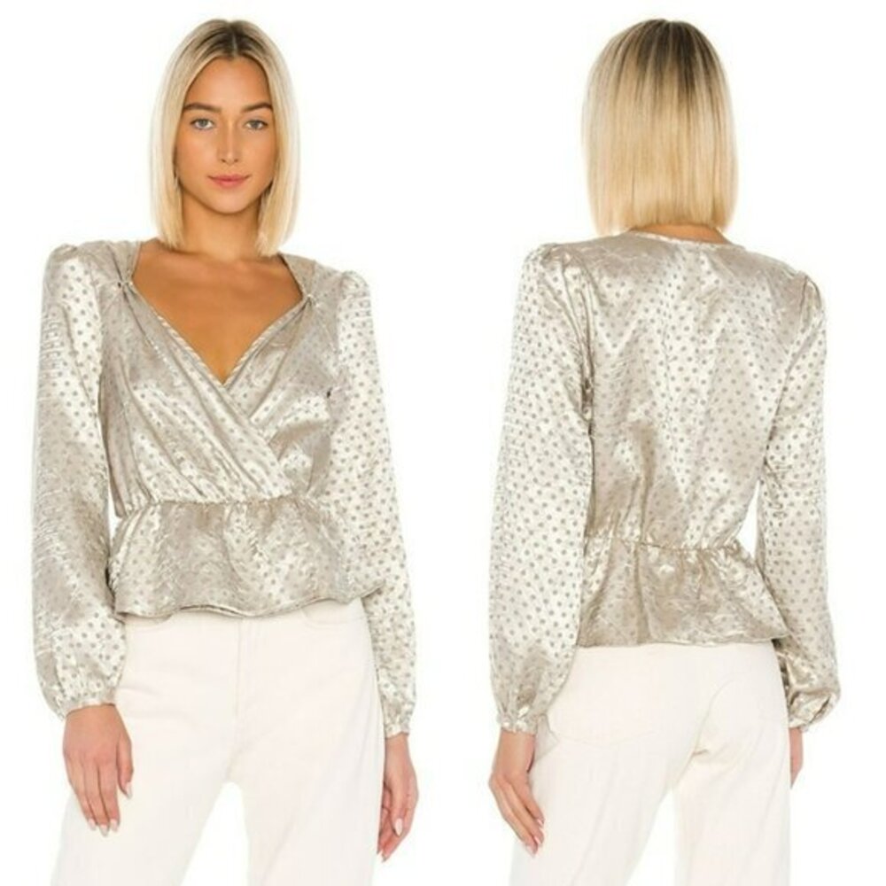 LPA Pinched Shoulder Top - Dusty Gold